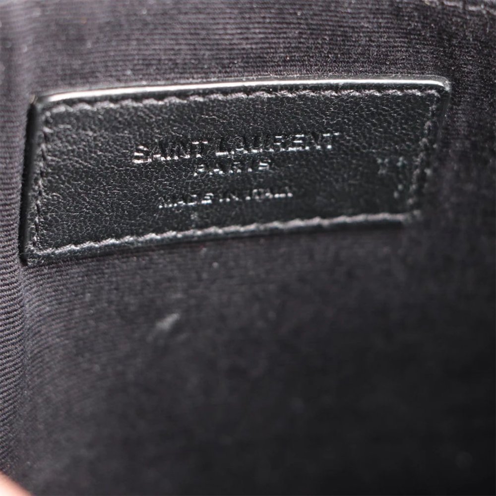 Saint Laurent Leather Medium Zip Pouch - Picture 10 of 11